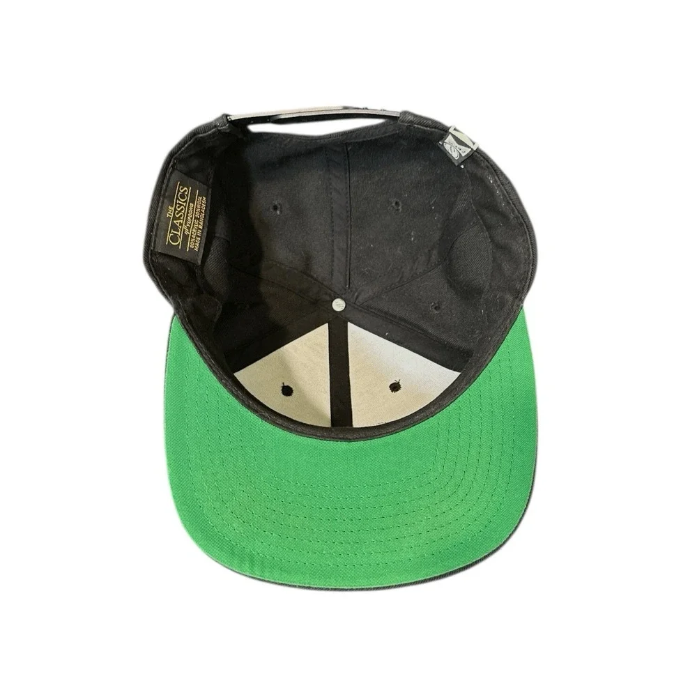 Salty Crew Rod & Gun Club Black SnapBack Adjustable Hat The Classics Yupoong